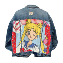 Charger l'image dans la galerie, Veste en jean / Sailor Moon - Taille S