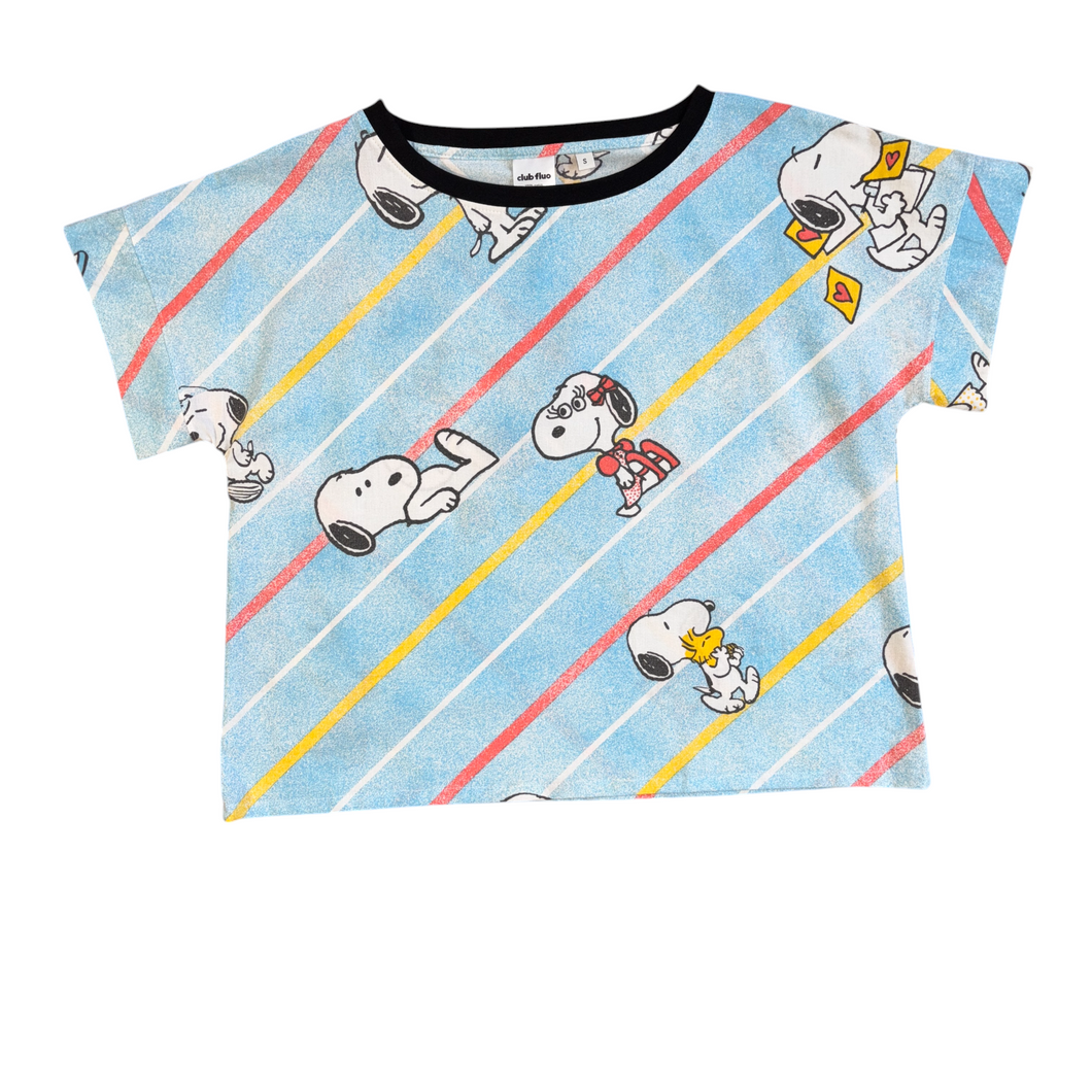 Boxy Top Upcyclé / Snoopy / Taille S