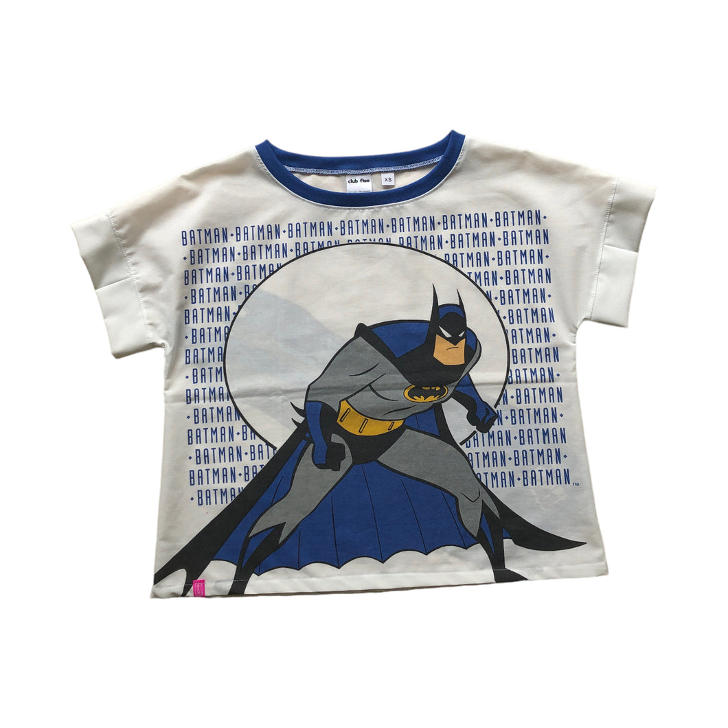 Boxy Top Upcyclé / Batman / Taille XS