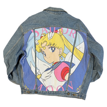 Charger l&#39;image dans la galerie, Veste en jean / Sailor Moon - Taille L
