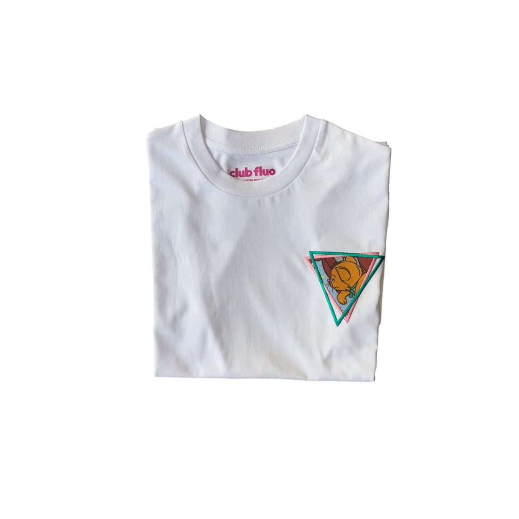 T-Shirt Retrowave - Les Aristochats / Blanc - Coton Bio / Taille XS