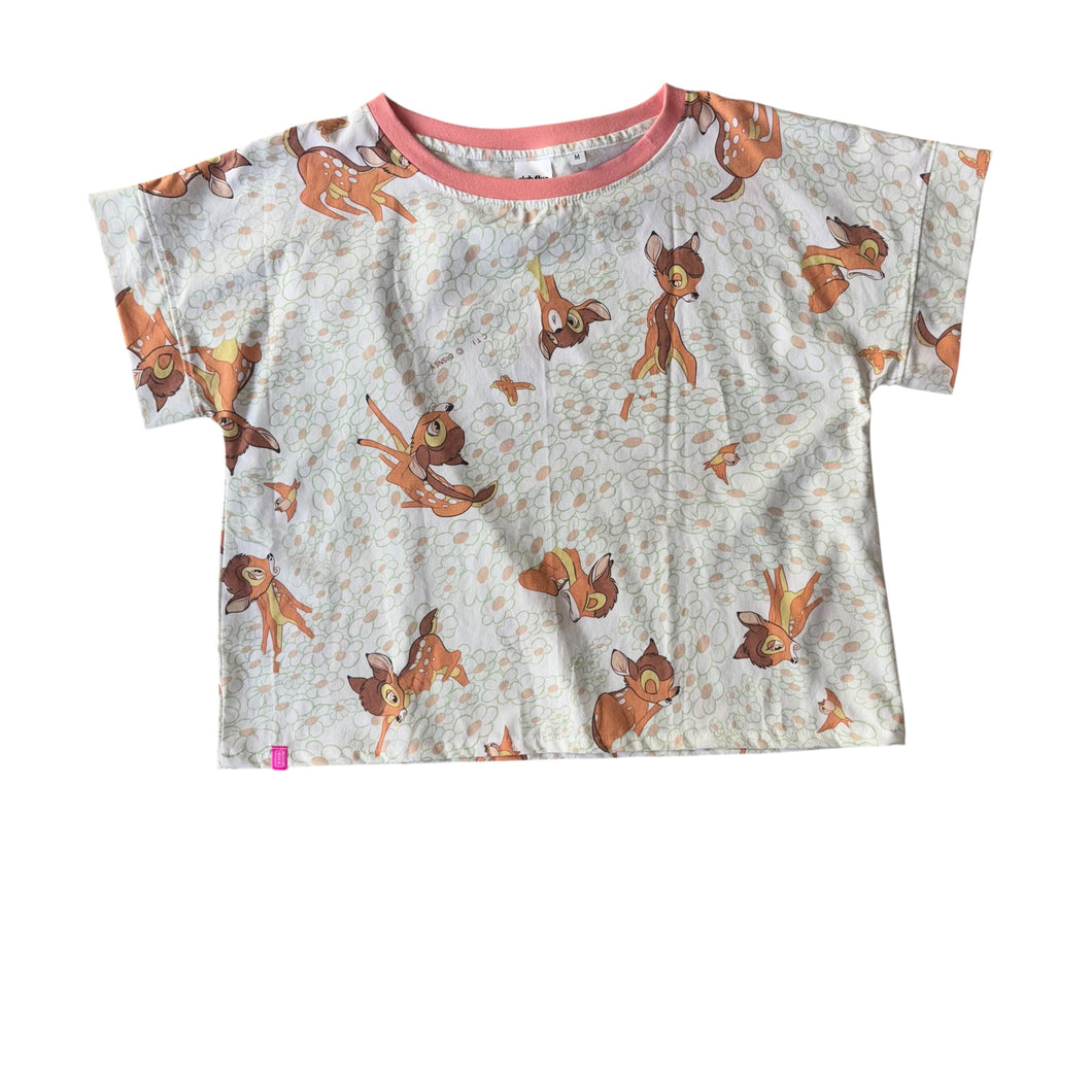 Boxy Top Upcyclé / Bambi / Taille M