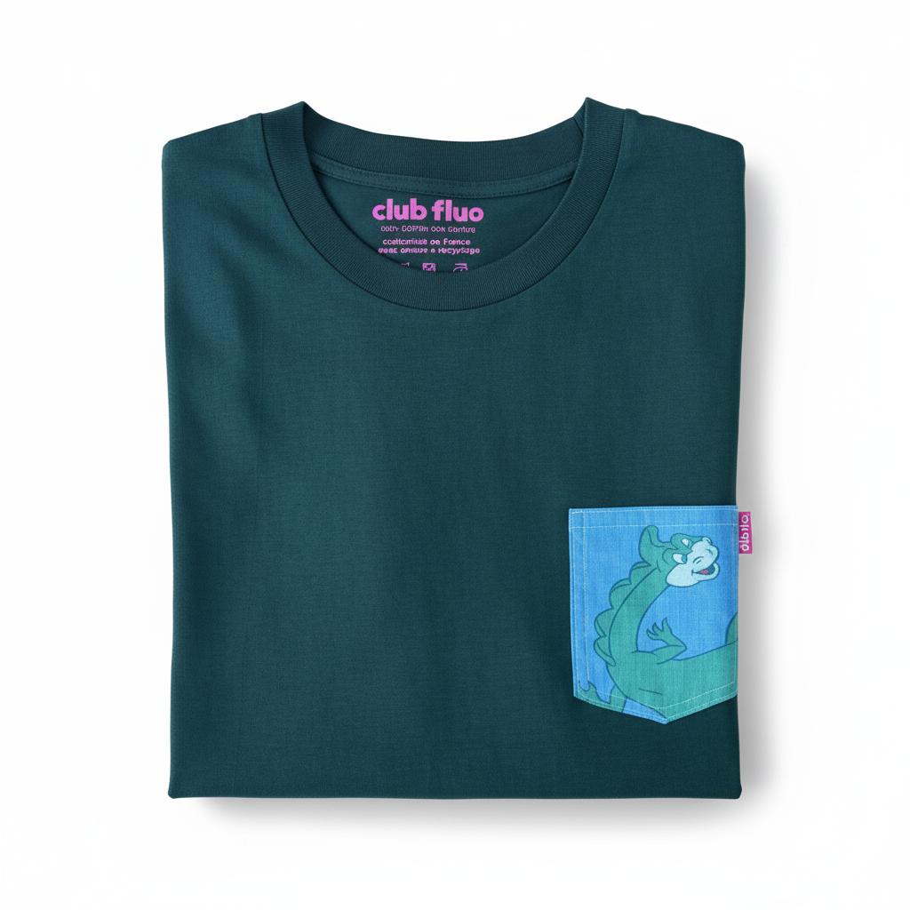 T-Shirt Poche - Denver / Vert / Taille M / Coton Bio