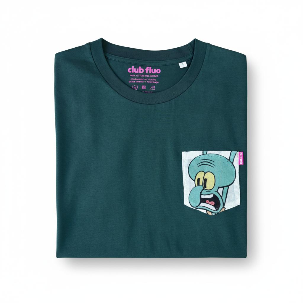 T-Shirt Poche - Carlo / Vert / Taille L / Coton Bio