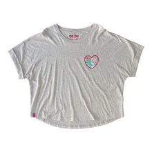Charger l&#39;image dans la galerie, T-Shirt Coeur Femme - Bisounours / Rainbow - Coton Bio / Taille S
