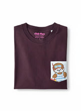Charger l&#39;image dans la galerie, T-Shirt Poche Manches Longues - Kiki / Chocolat / Taille M / Coton Bio
