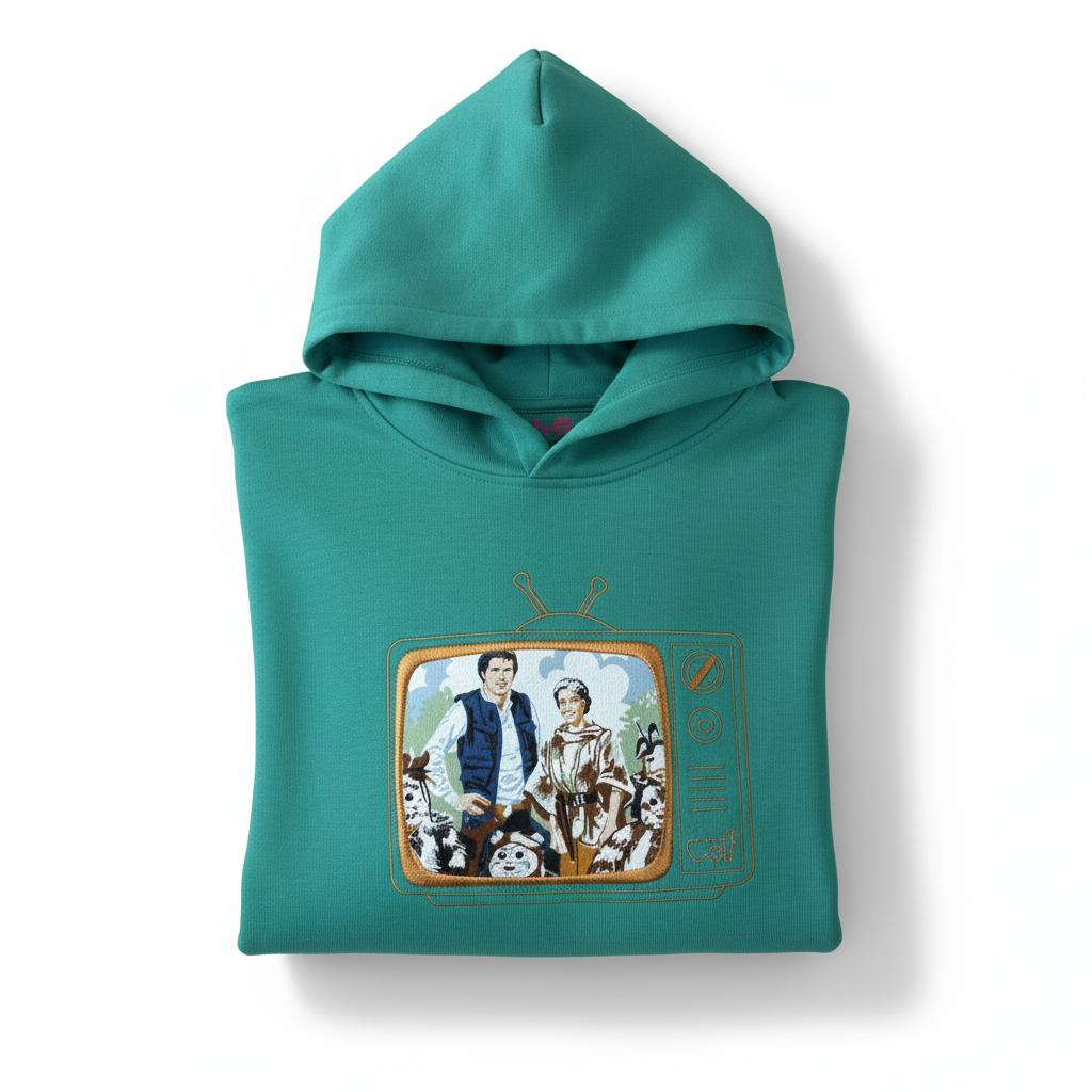Hoodie TV - Star Wars / Vert / Taille L