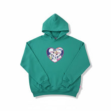 Charger l&#39;image dans la galerie, Hoodie Coeur - Diddl / Vert / Taille M
