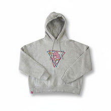 Charger l&#39;image dans la galerie, Hoodie Retrowave Femme - Bisounours / Gris Chiné / Taille S
