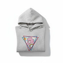 Charger l&#39;image dans la galerie, Hoodie Retrowave Femme - Bisounours / Gris Chiné / Taille S
