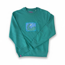 Charger l&#39;image dans la galerie, TV Sweat-shirt col rond &quot;Denver&quot; / Vert / Taille S
