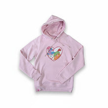 Charger l&#39;image dans la galerie, Hoodie Coeur - Popples / Rose / Taille S
