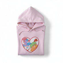 Charger l&#39;image dans la galerie, Hoodie Coeur - Popples / Rose / Taille S
