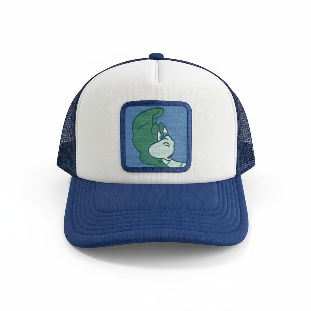 Casquette Trucker / Custo Upcyclée Denver / Bleu