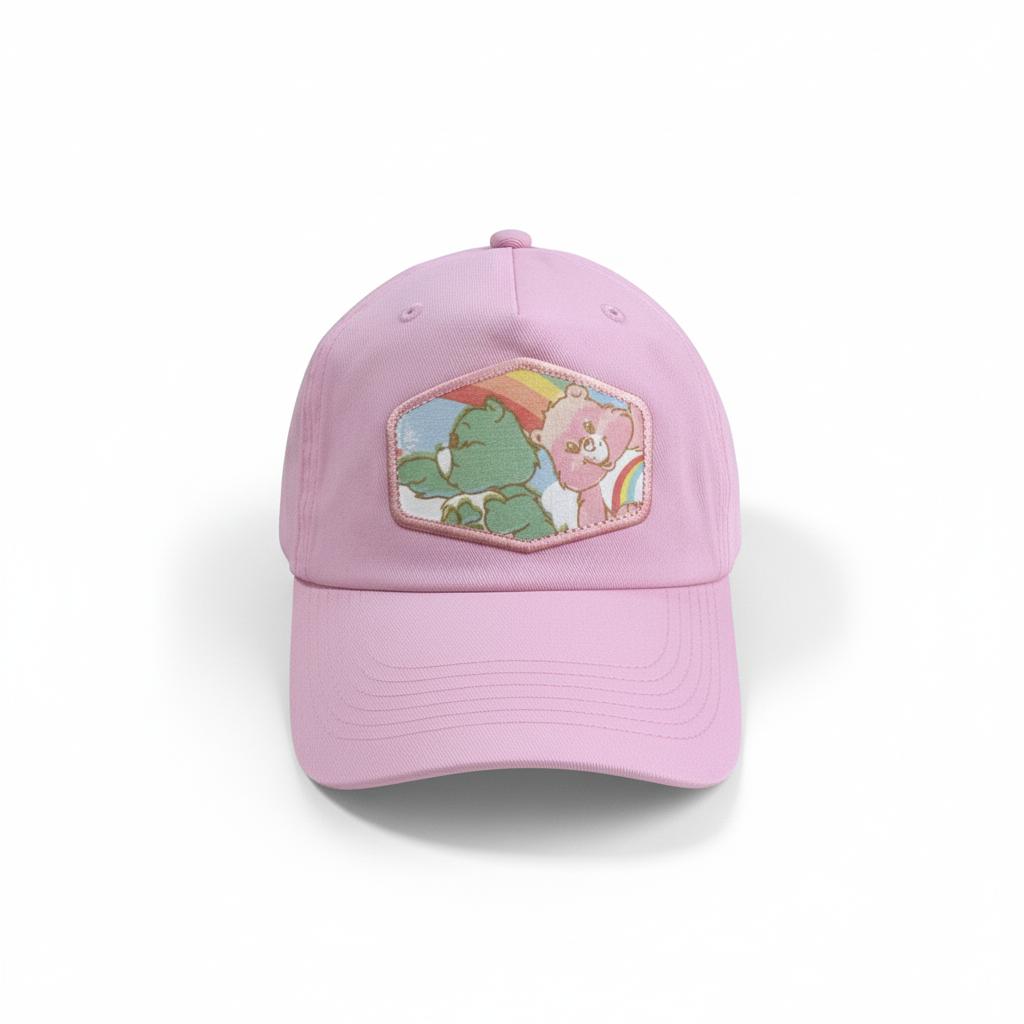 Casquette Bisounours / Custo upcyclée / Rose