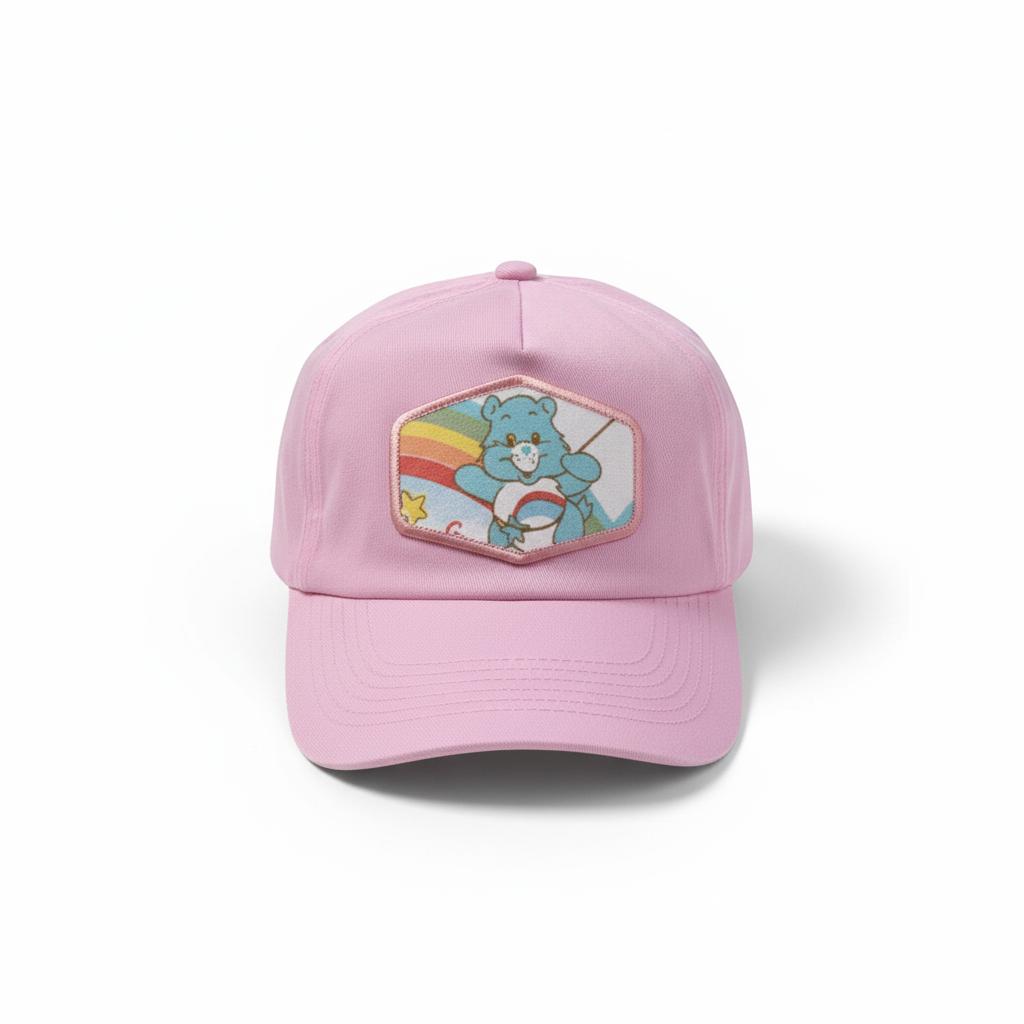 Casquette Bisounours / Custo upcyclée / Rose