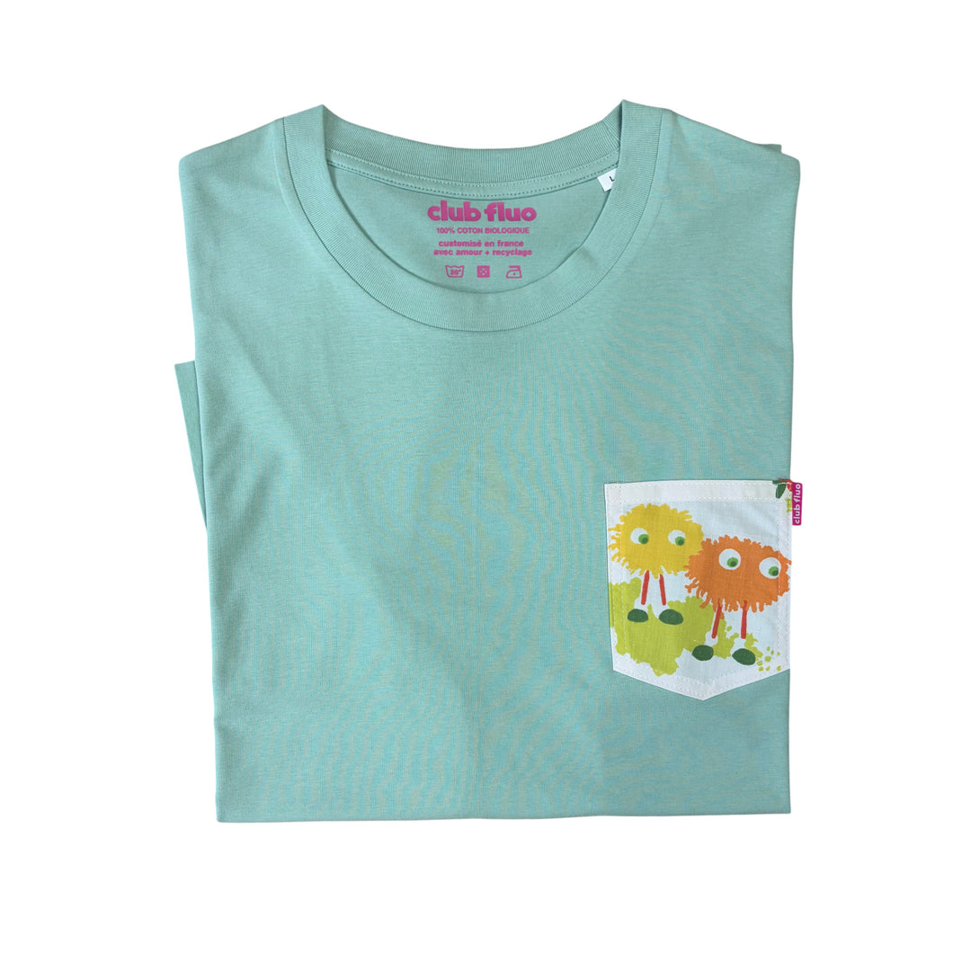 T-Shirt Poche - Fry Kids McDo / Vert / Taille L / Coton Bio